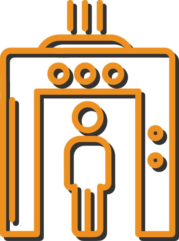 Airport Security Vector Icon