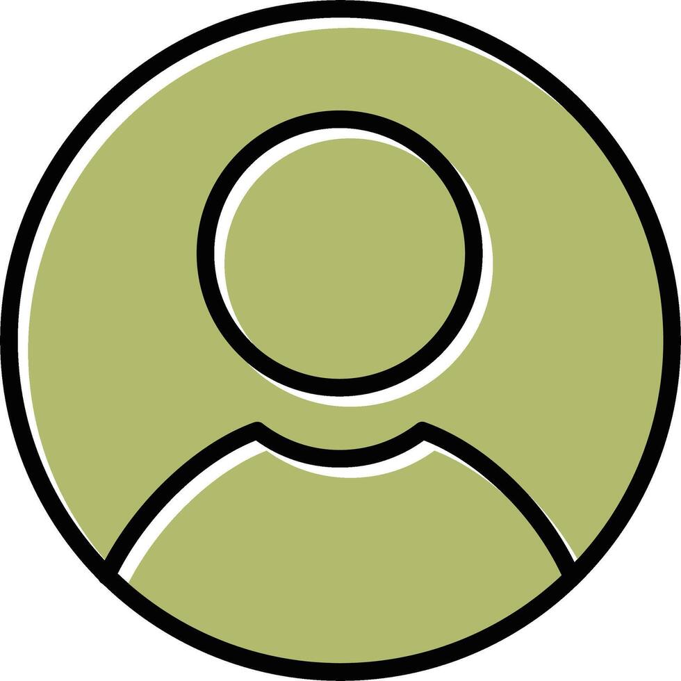 Male Profile Vector Icon