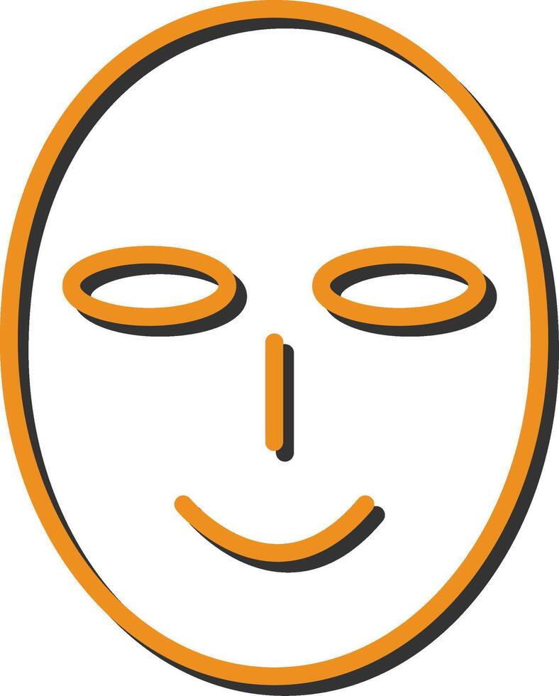 Ancient Face Mask Vector Icon