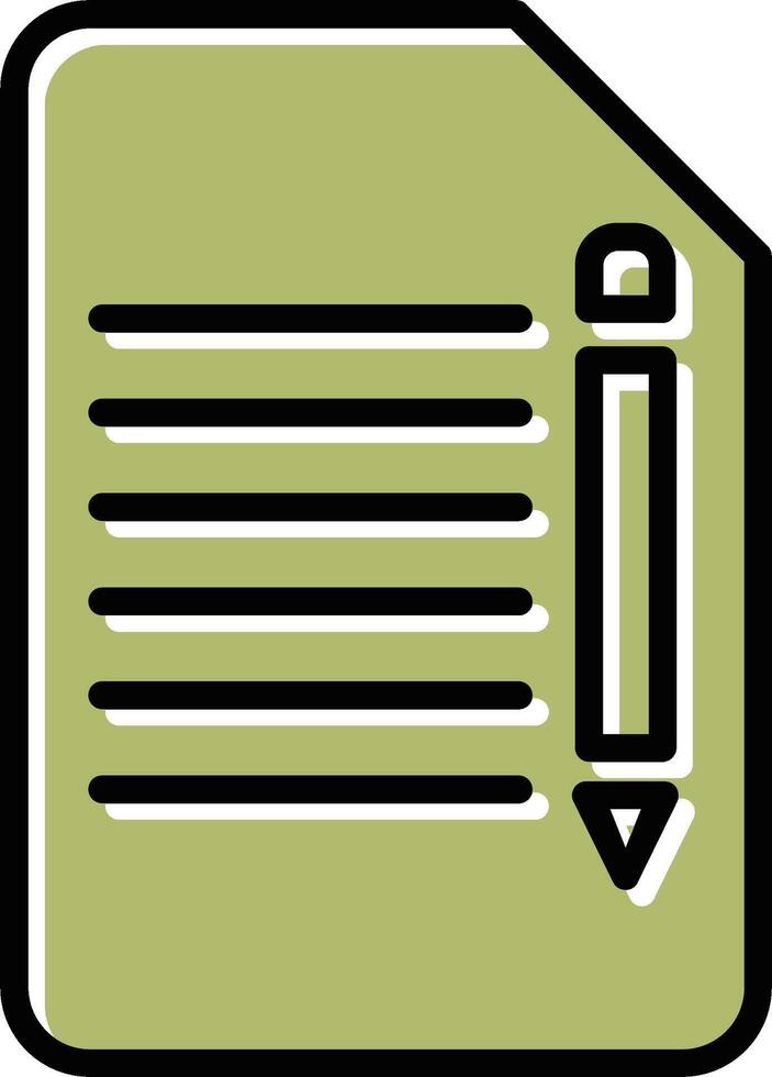 Edit Document Vector Icon