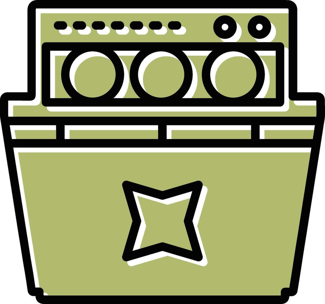 Dishwasher Vector Icon
