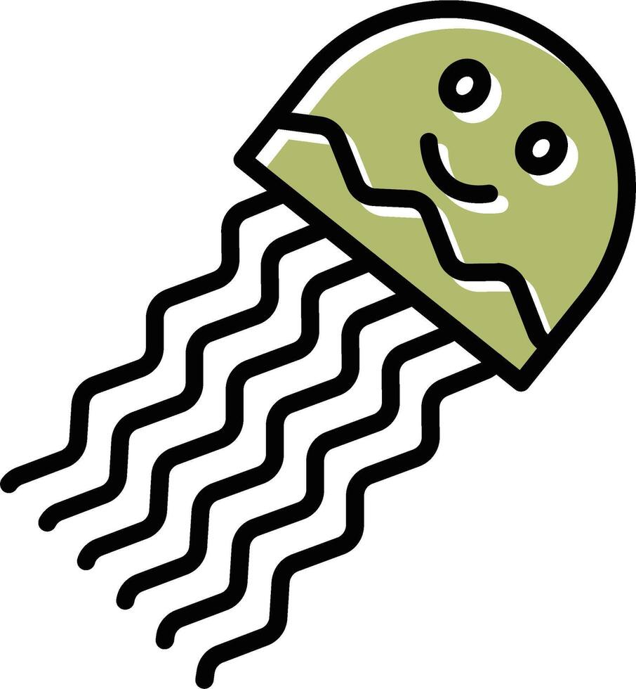 Jellyfish Vector Icon