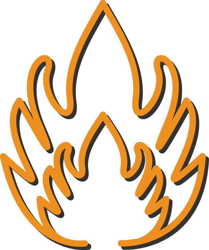 Flammable Material Vector Icon