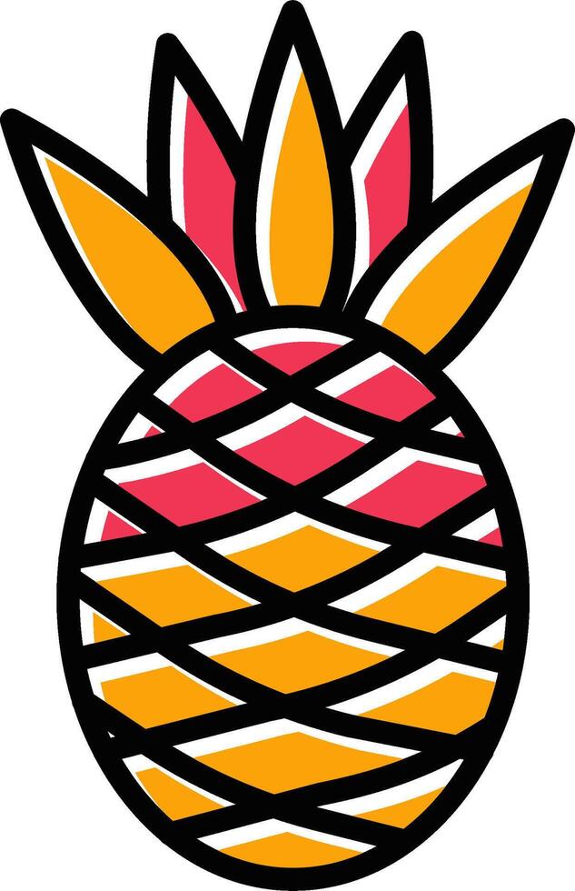 Pineapple Vector Icon