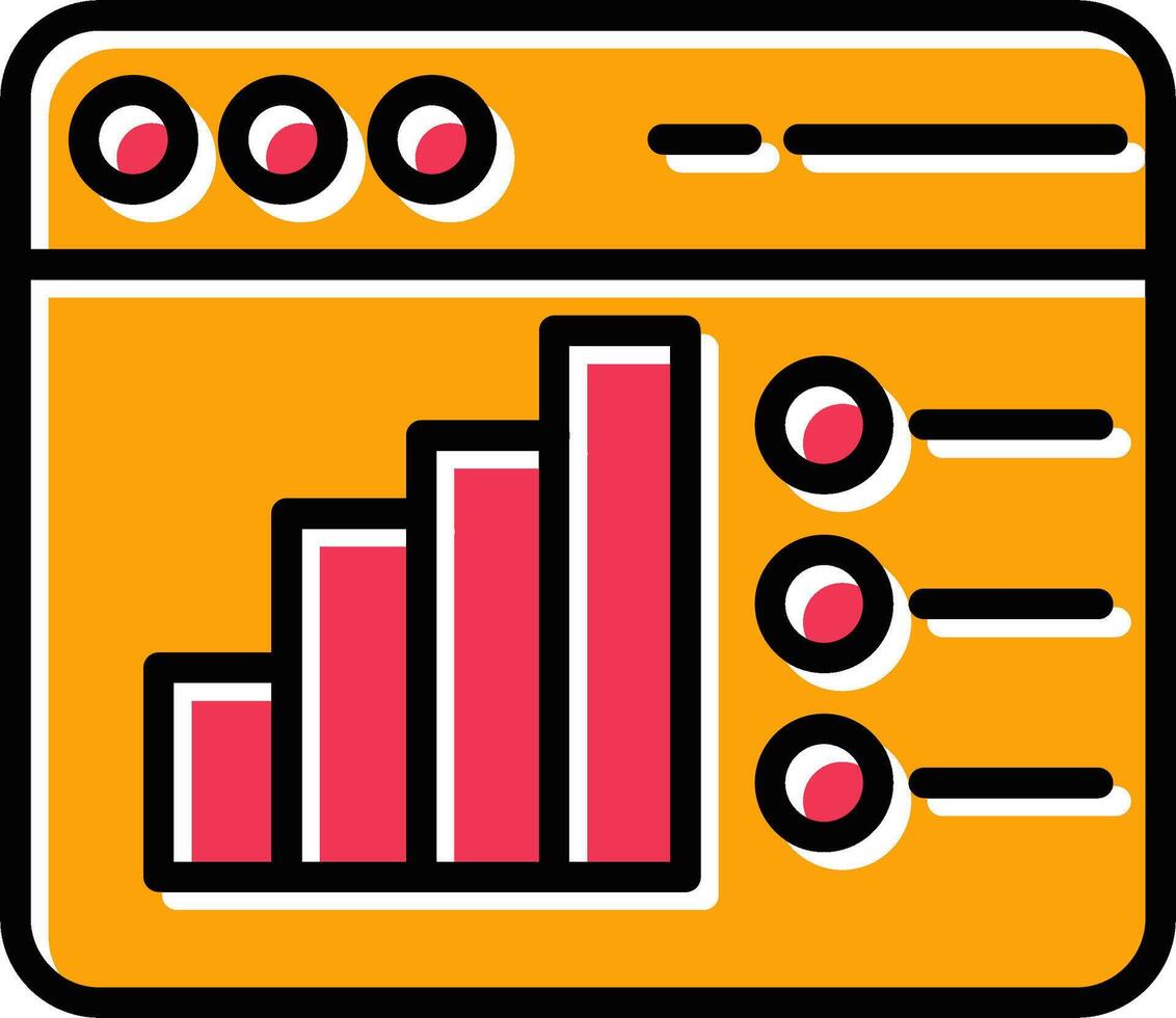 Web Analysis Vector Icon