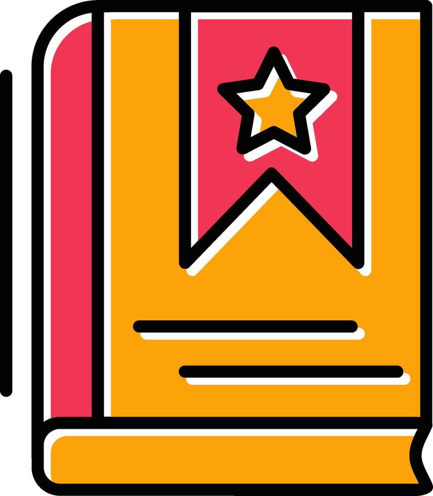 Bookmarking Services Vector Icon