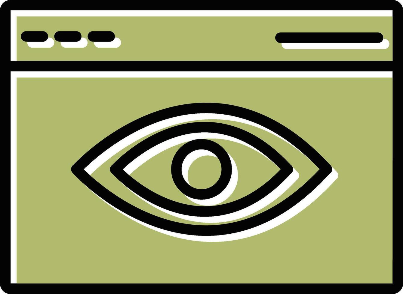 Web Visibility Vector Icon