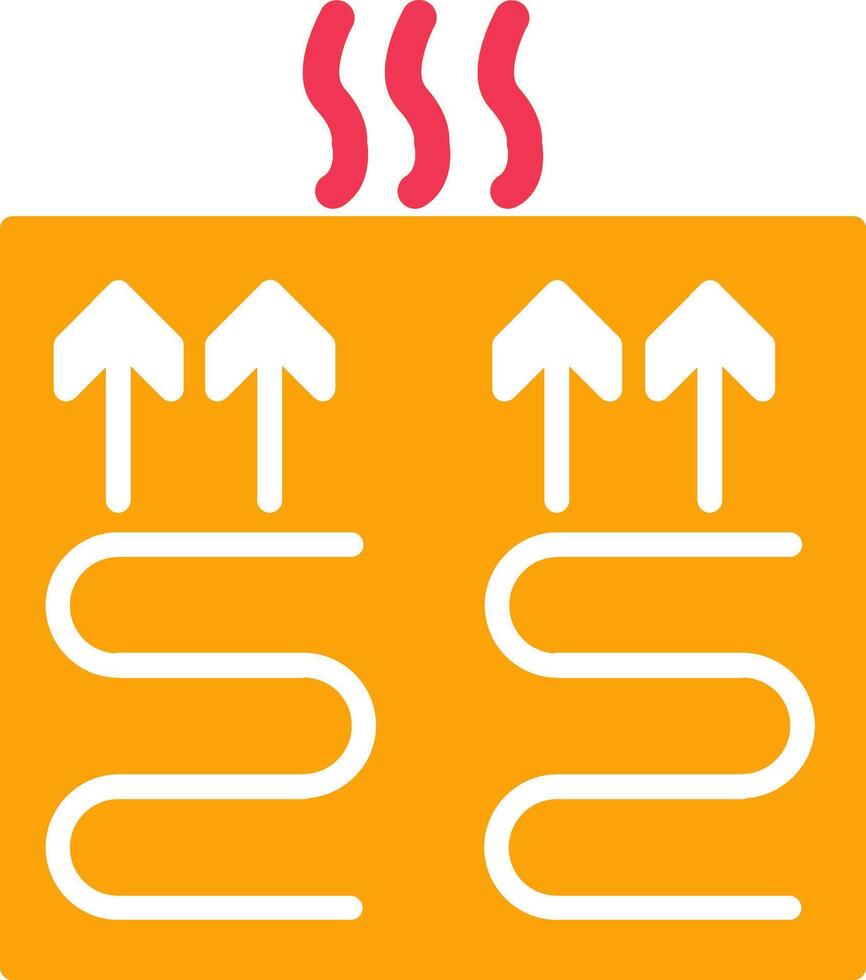 Underfloor Heating Vector Icon