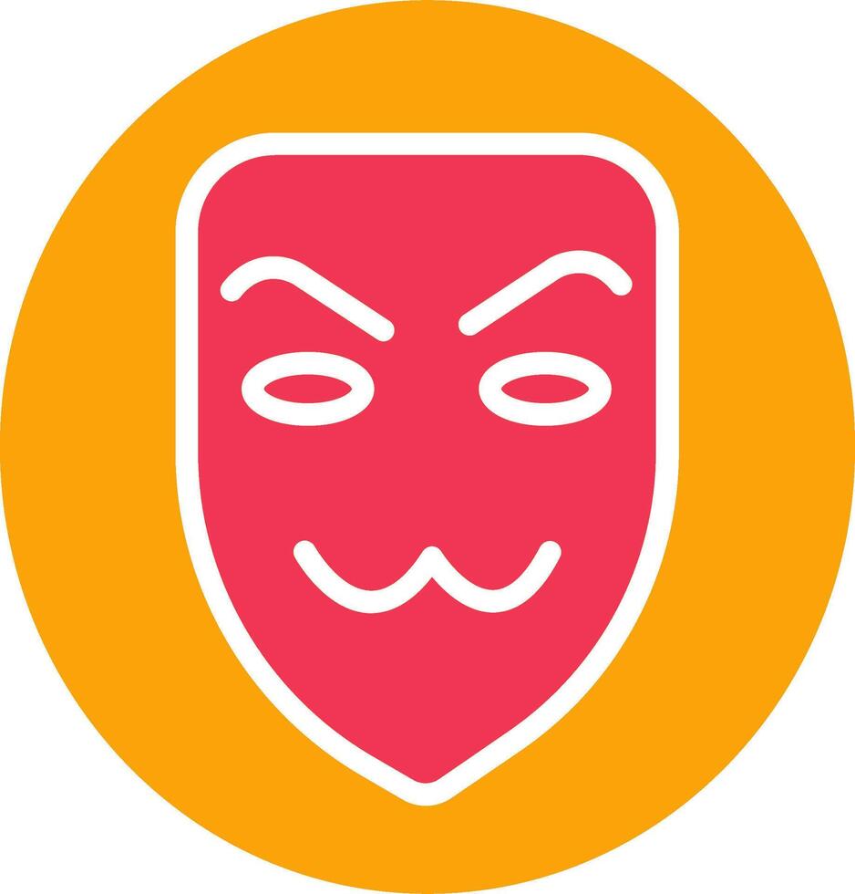 icono de vector de máscara de hacker