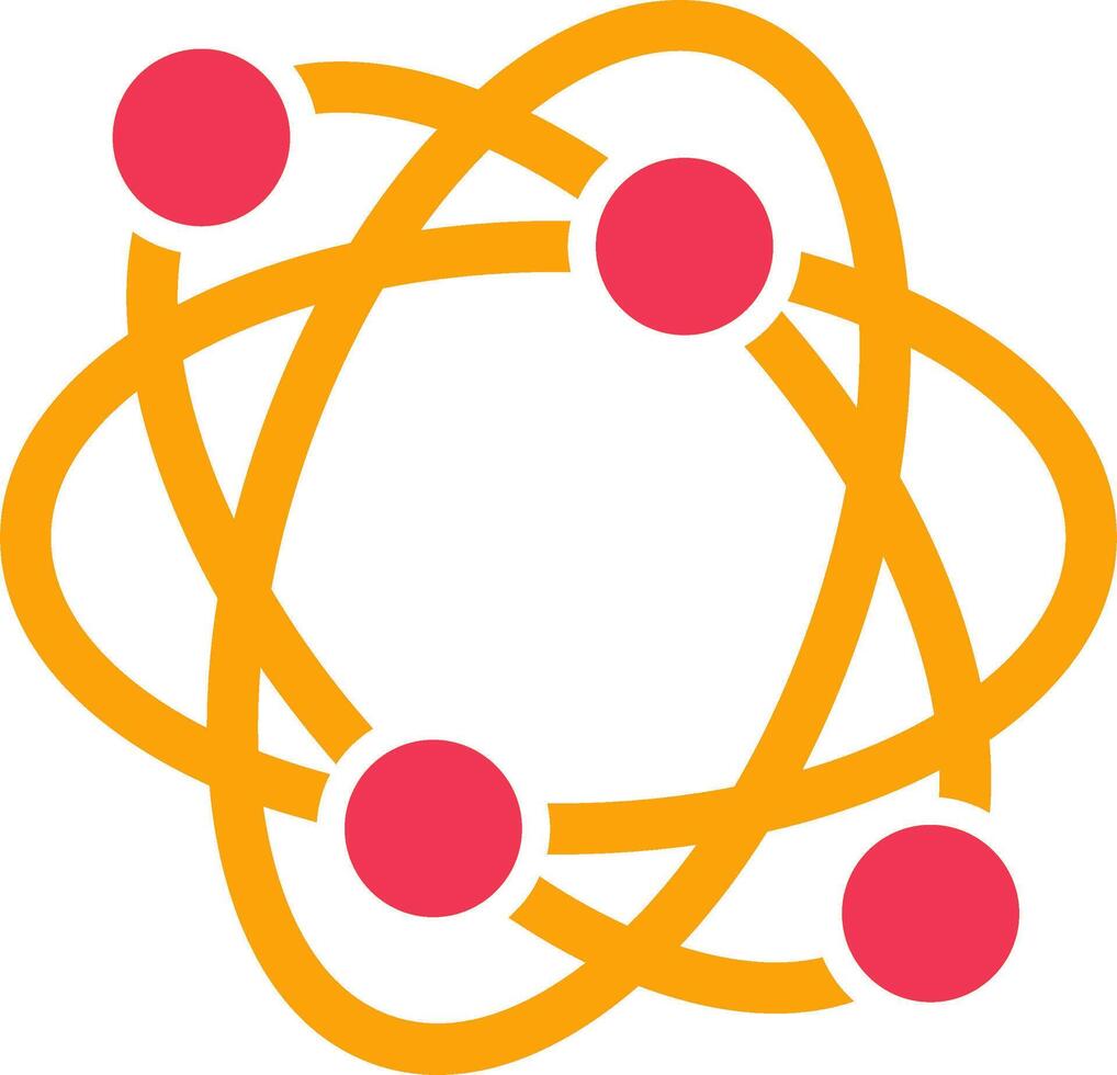 Atomic Structure Vector Icon