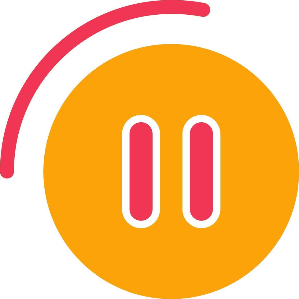 Pause Button Vector Icon