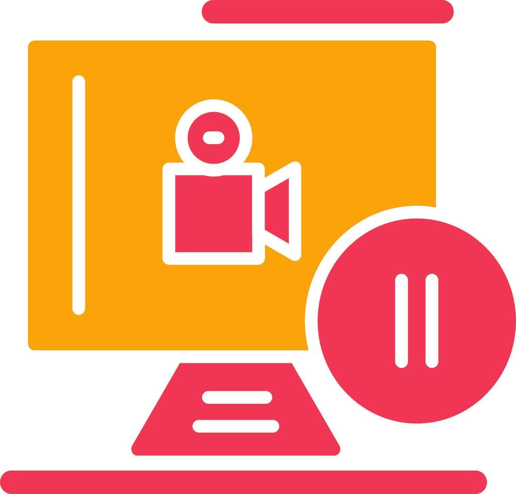 Pause Button Vector Icon