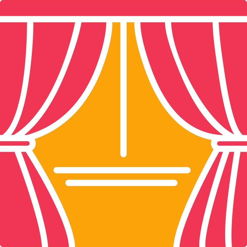 Curtains Vector Icon