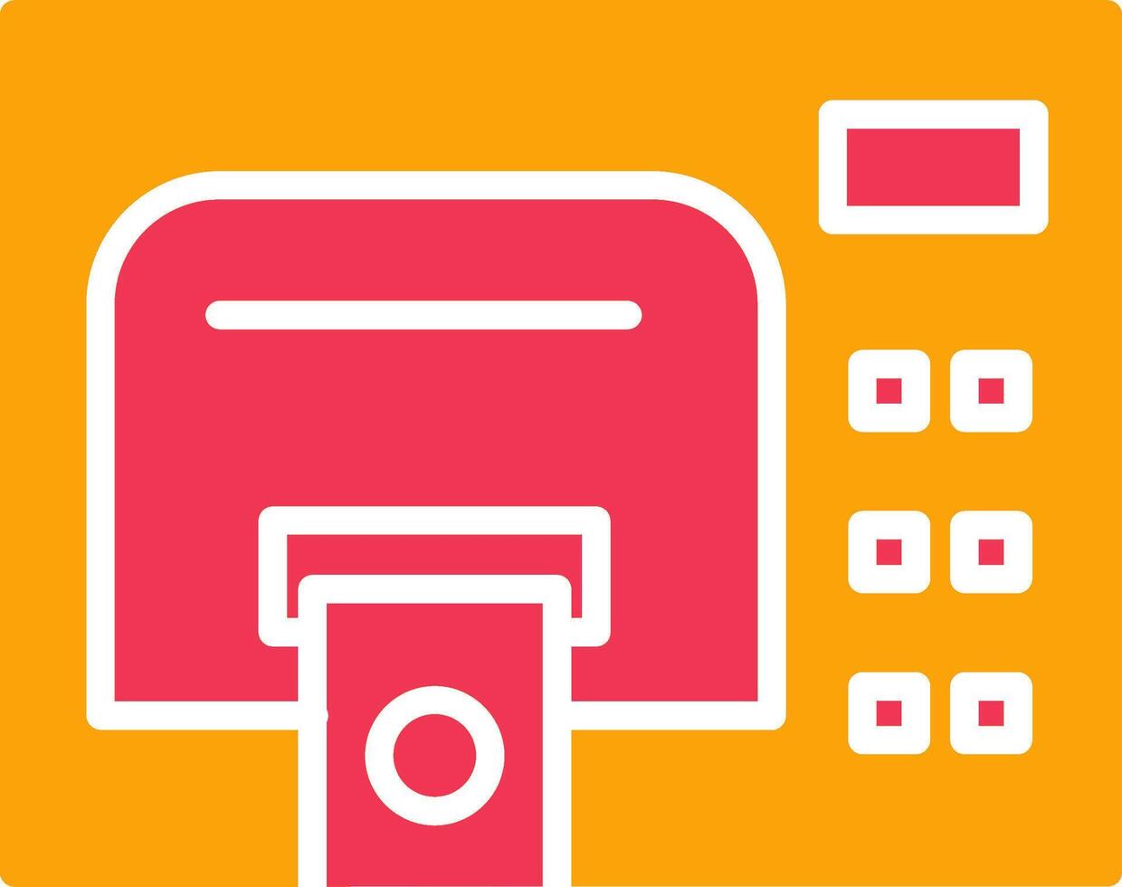 ATM Service Vector Icon