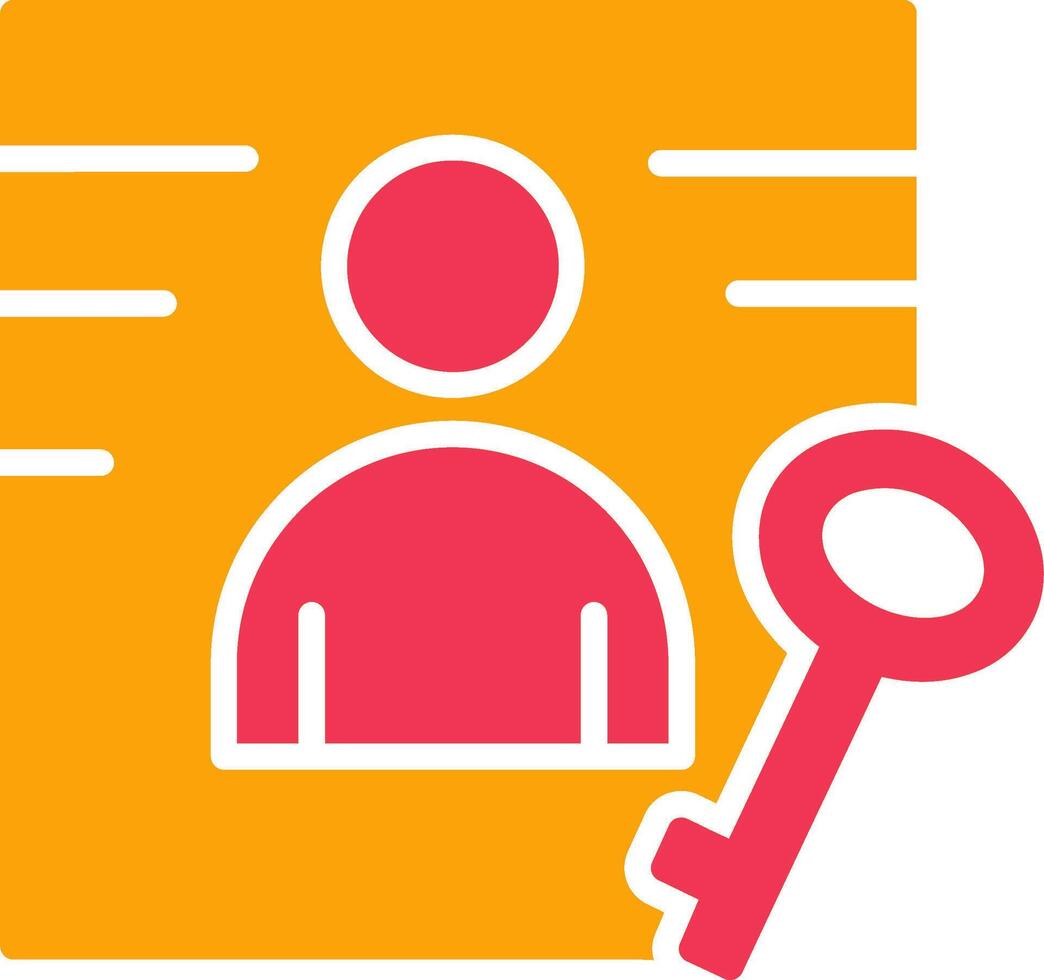 Business Key Vector Icon