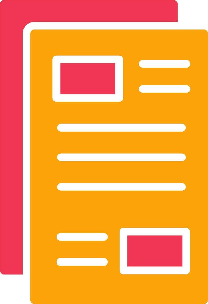 Newspaper Vector Icon