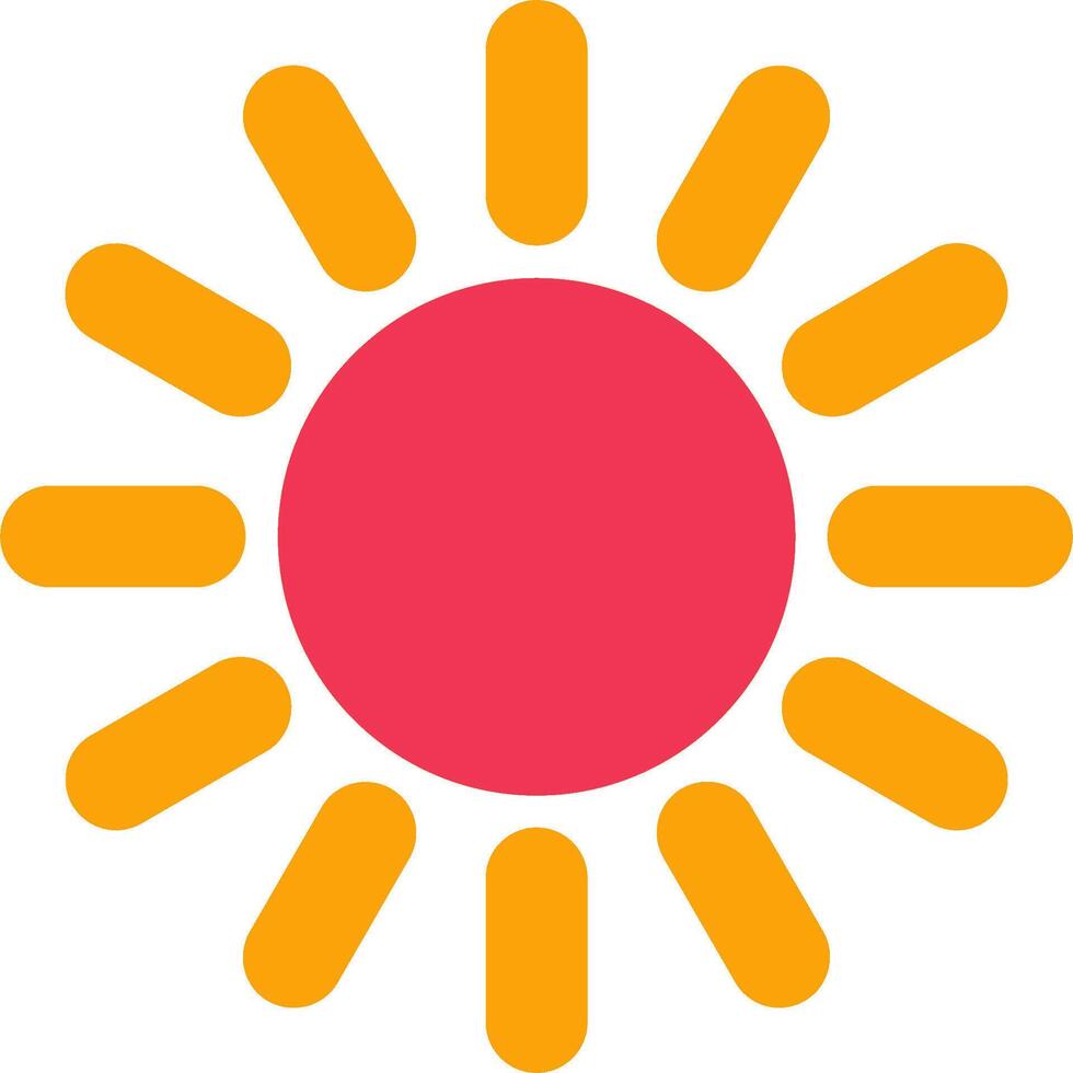 Sun Vector Icon