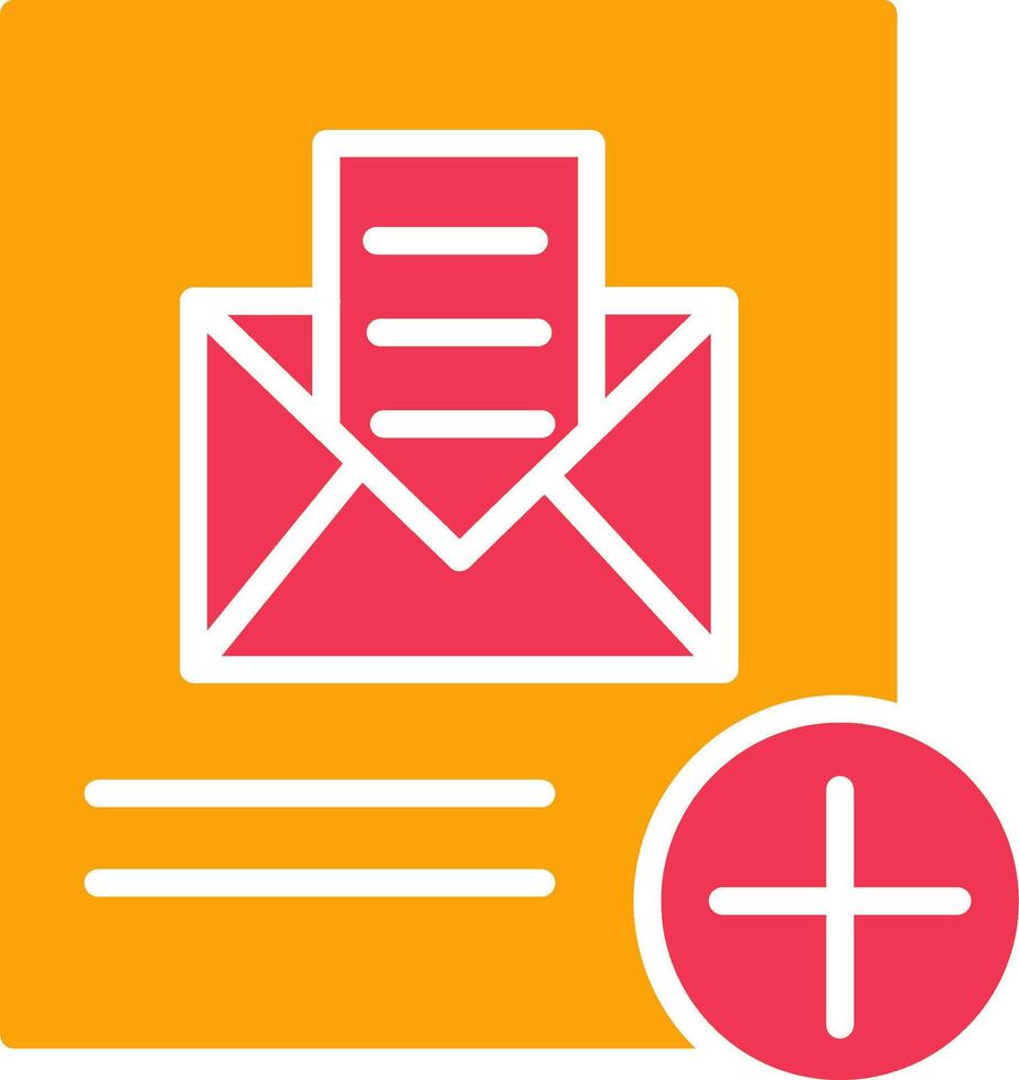 Add Mail Vector Icon