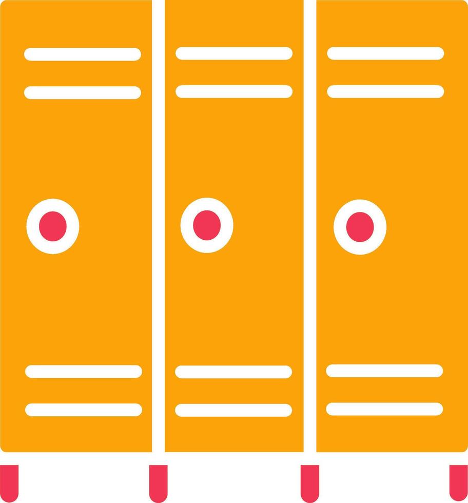 Lockers Vector Icon