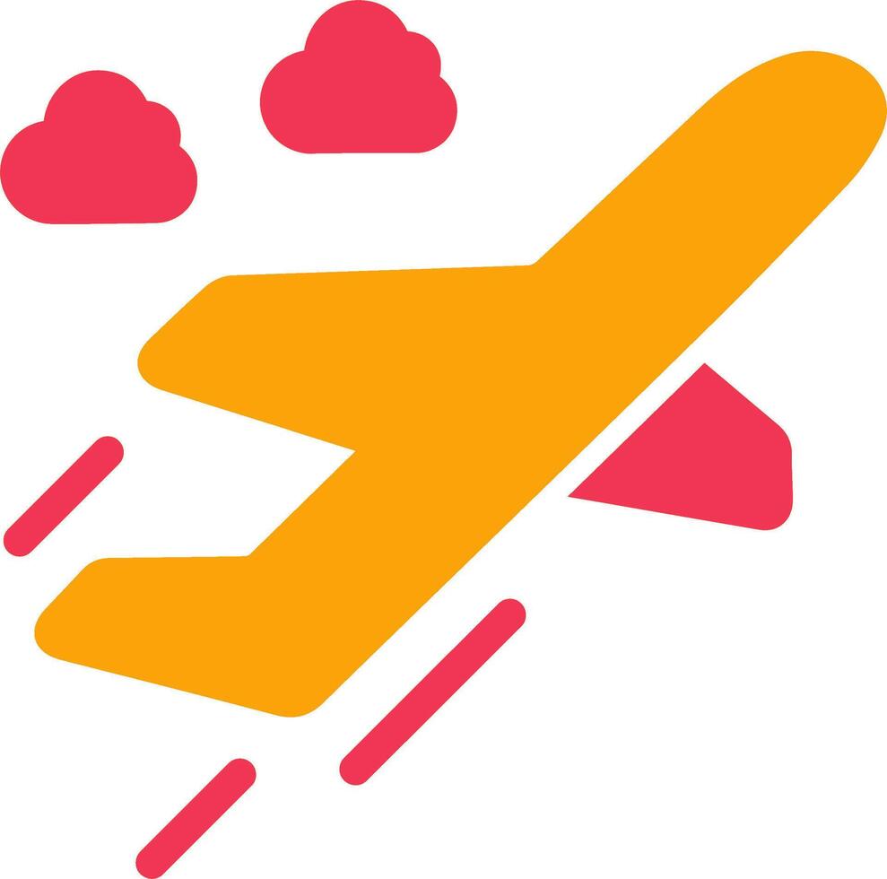 Flight Takeoff Vector Icon