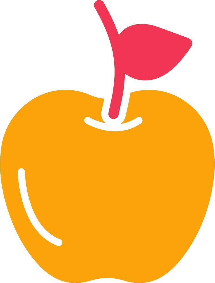 icono de vector de manzana