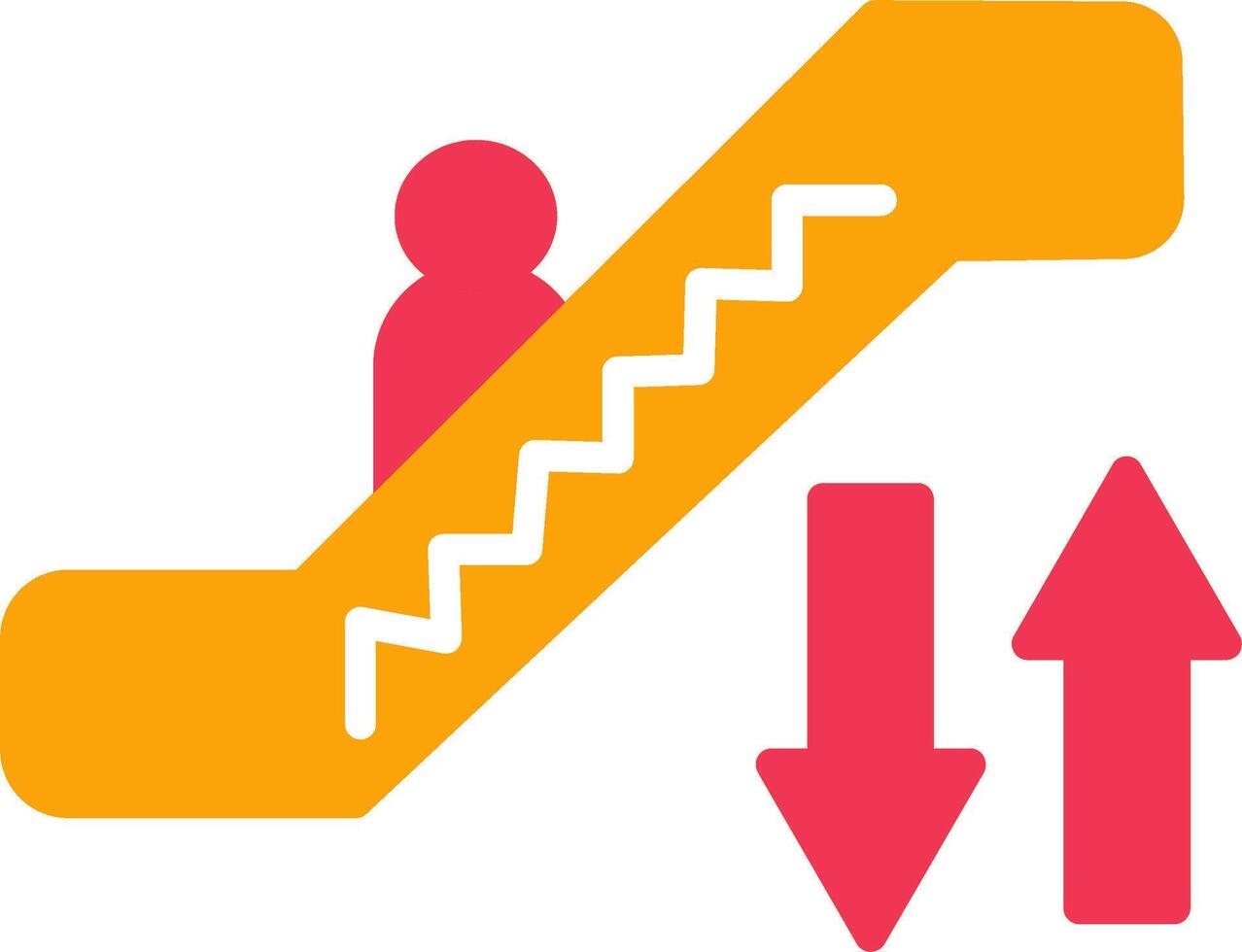 Escalator Vector Icon