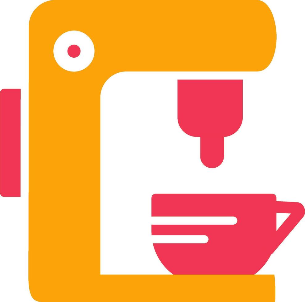 té máquina vector icono