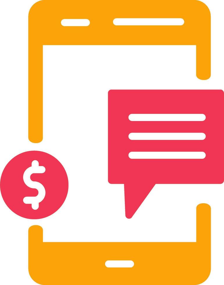 Money Talk Vector Icon