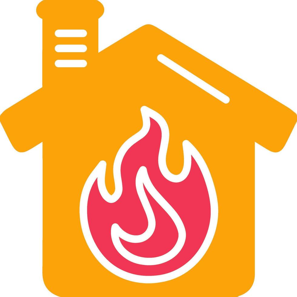 Housefire Vector Icon