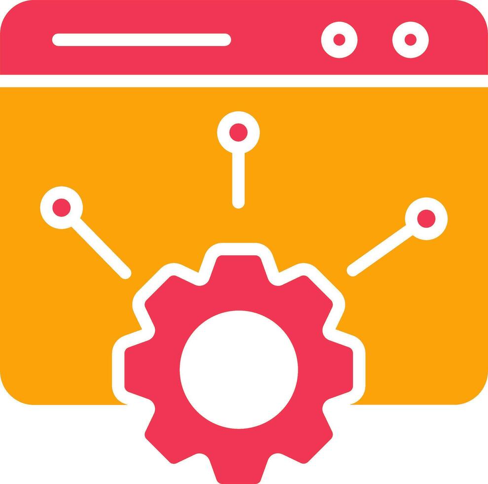 Web Setting Vector Icon