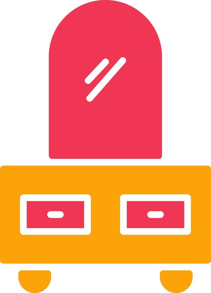 Dressing Table Vector Icon