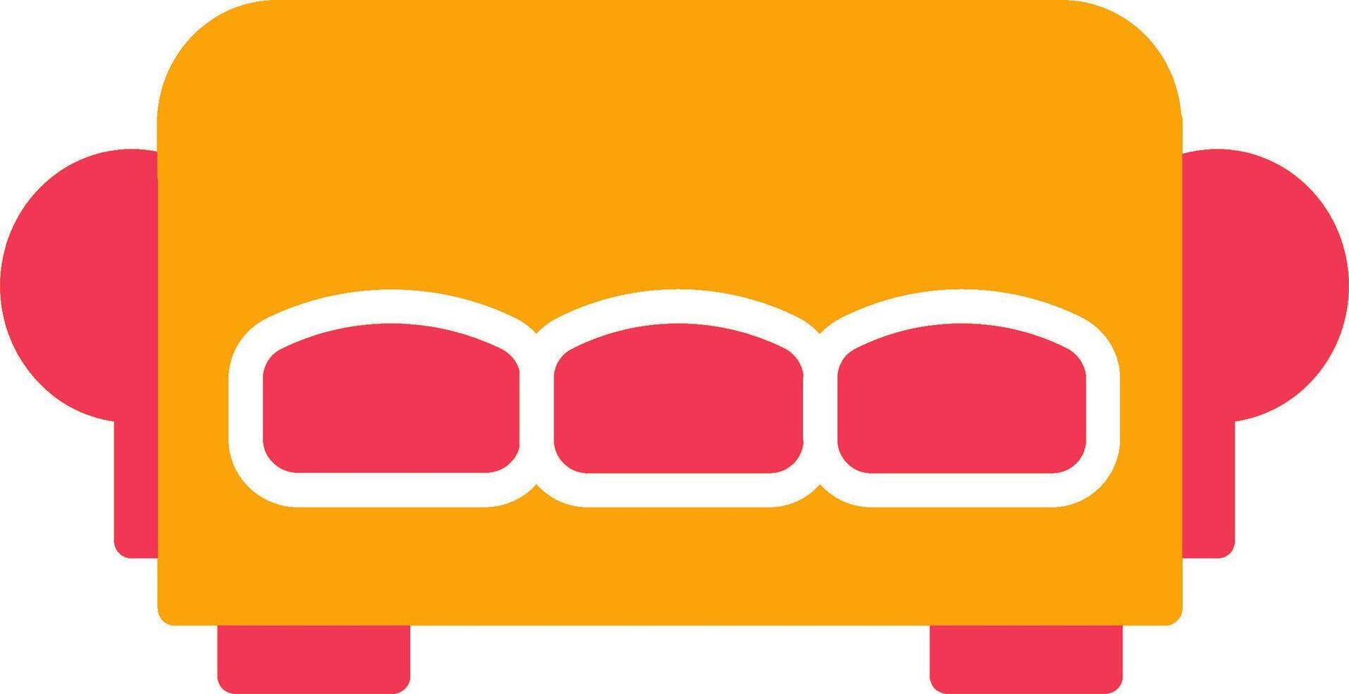 Large Sofa Vector Icon