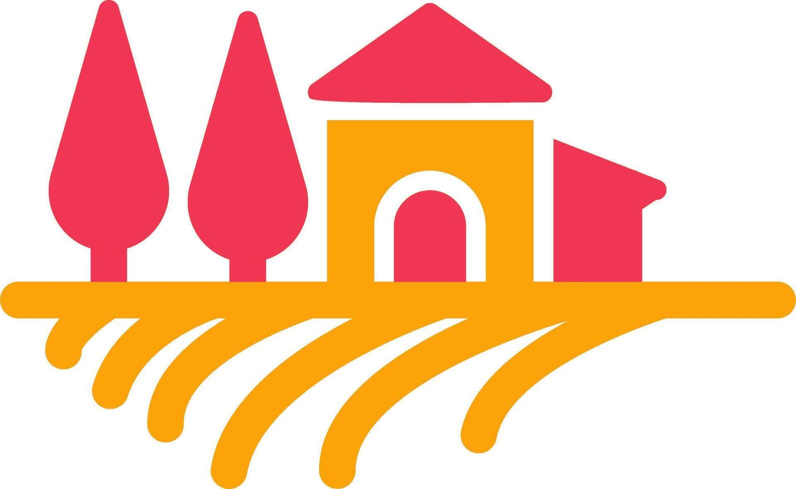 Farm House Vector Icon