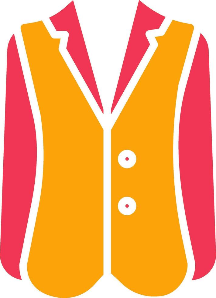 icono de vector de traje