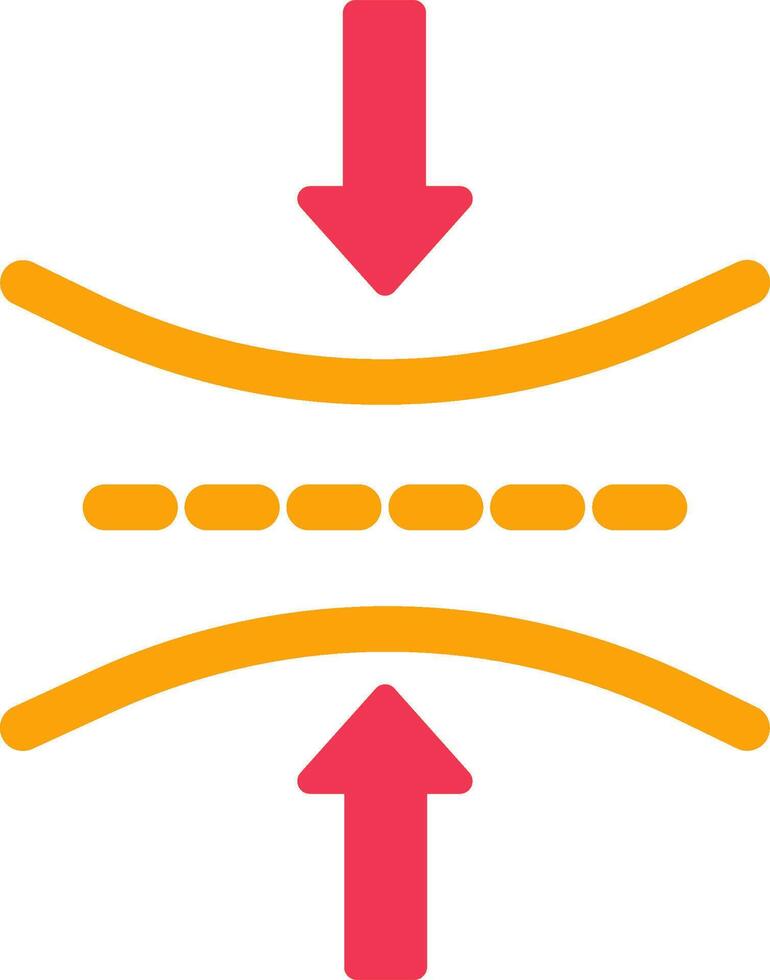 icono de vector de elasticidad