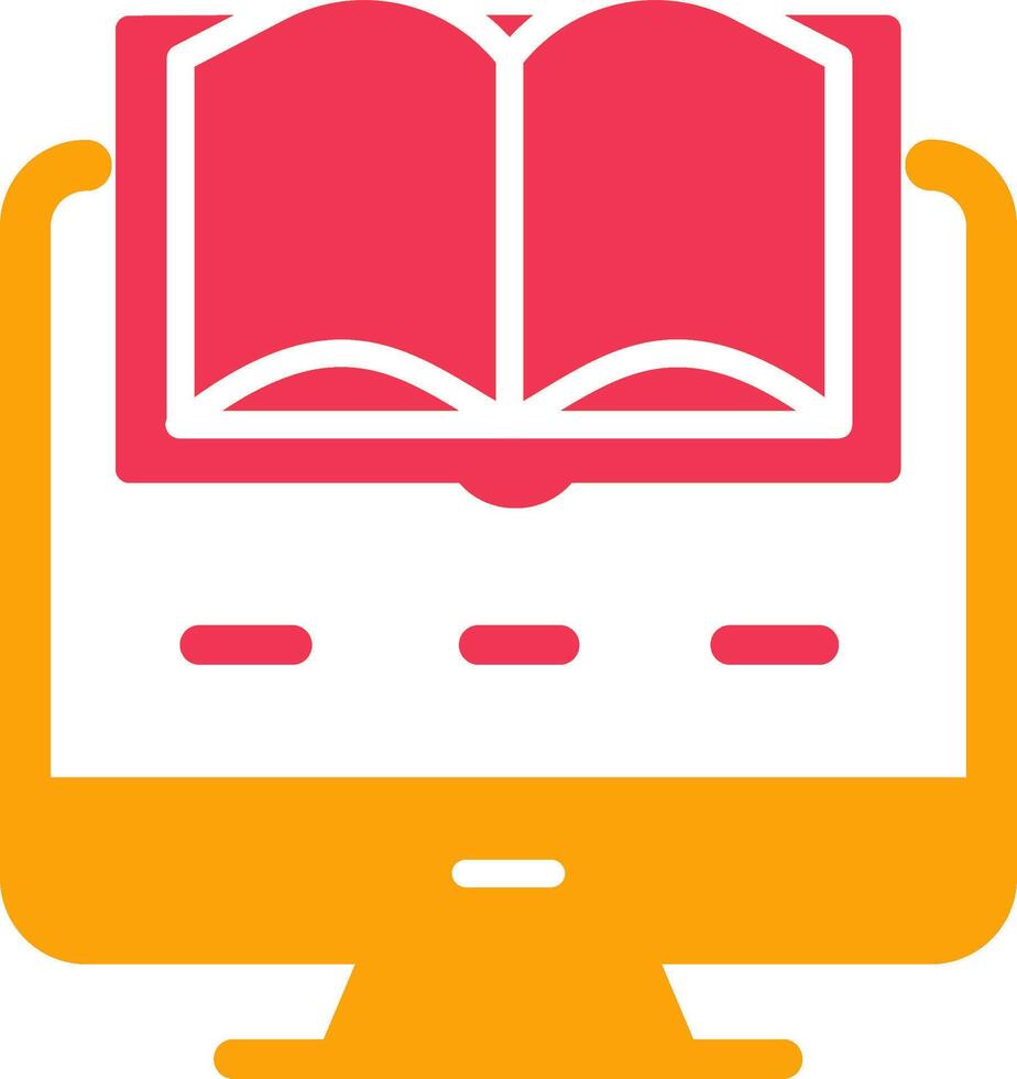 Digital Learning Vector Icon