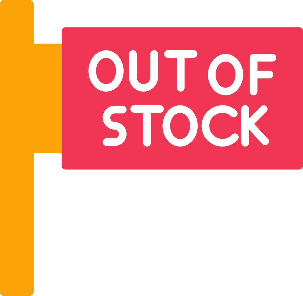 Out of Stock Vector Icon