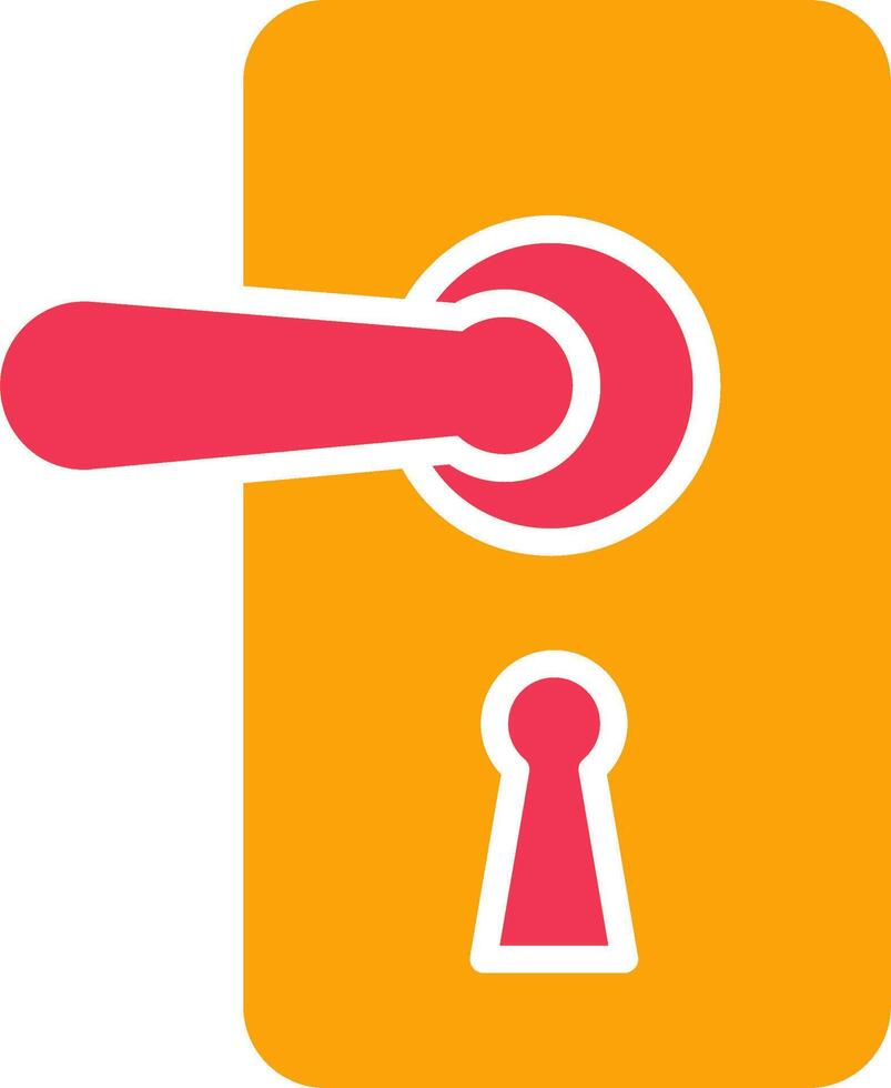 Door Lock Vector Icon