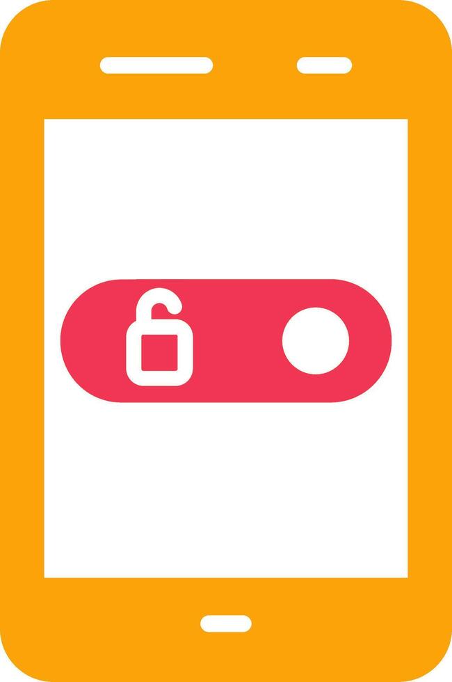 Unlock Slide Vector Icon