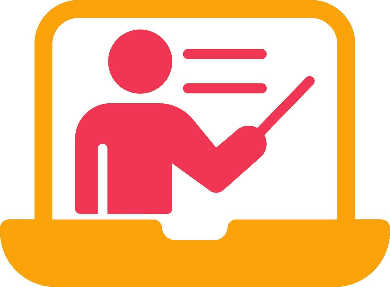 Online Lesson Vector Icon