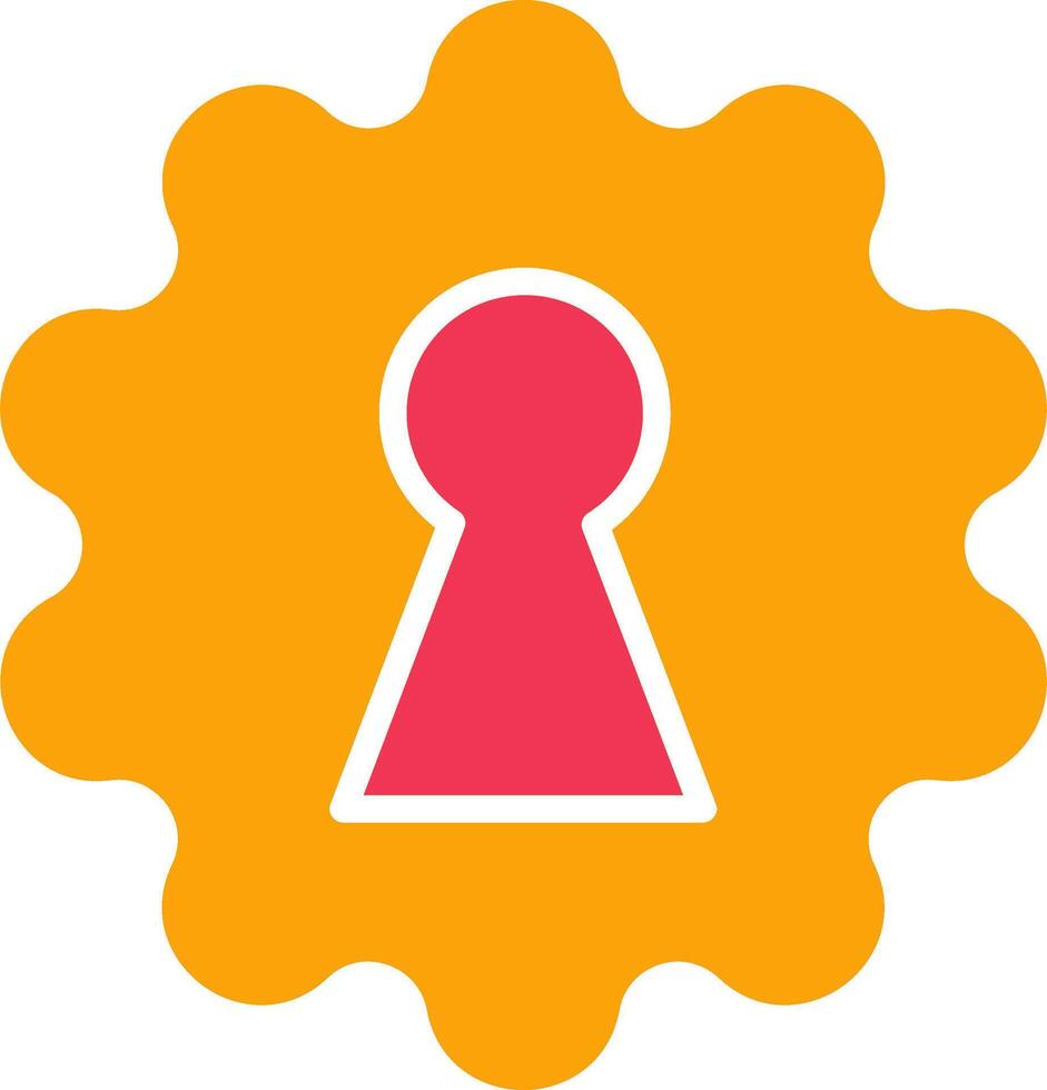 Key Hole Vector Icon