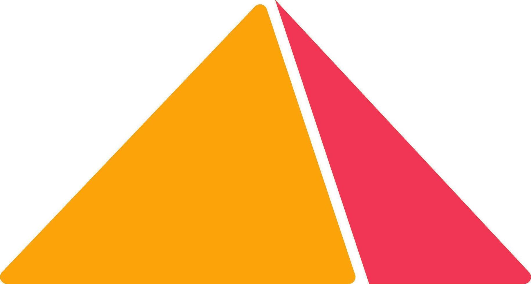 Pyramid Vector Icon