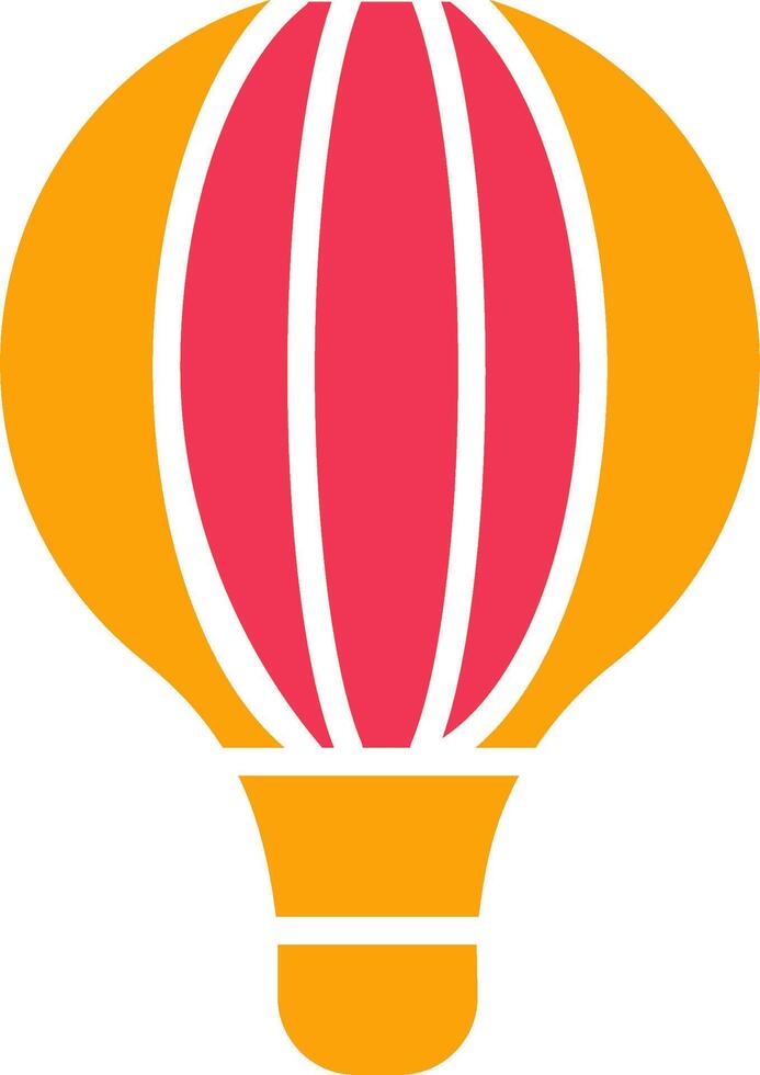 Hot Air Balloon Vector Icon
