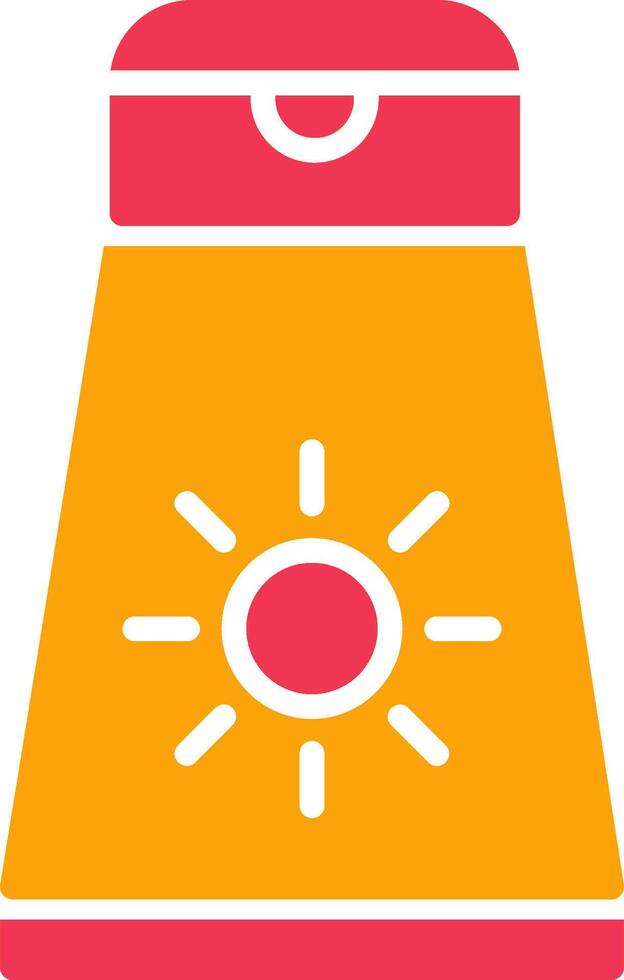 Sun Cream Vector Icon