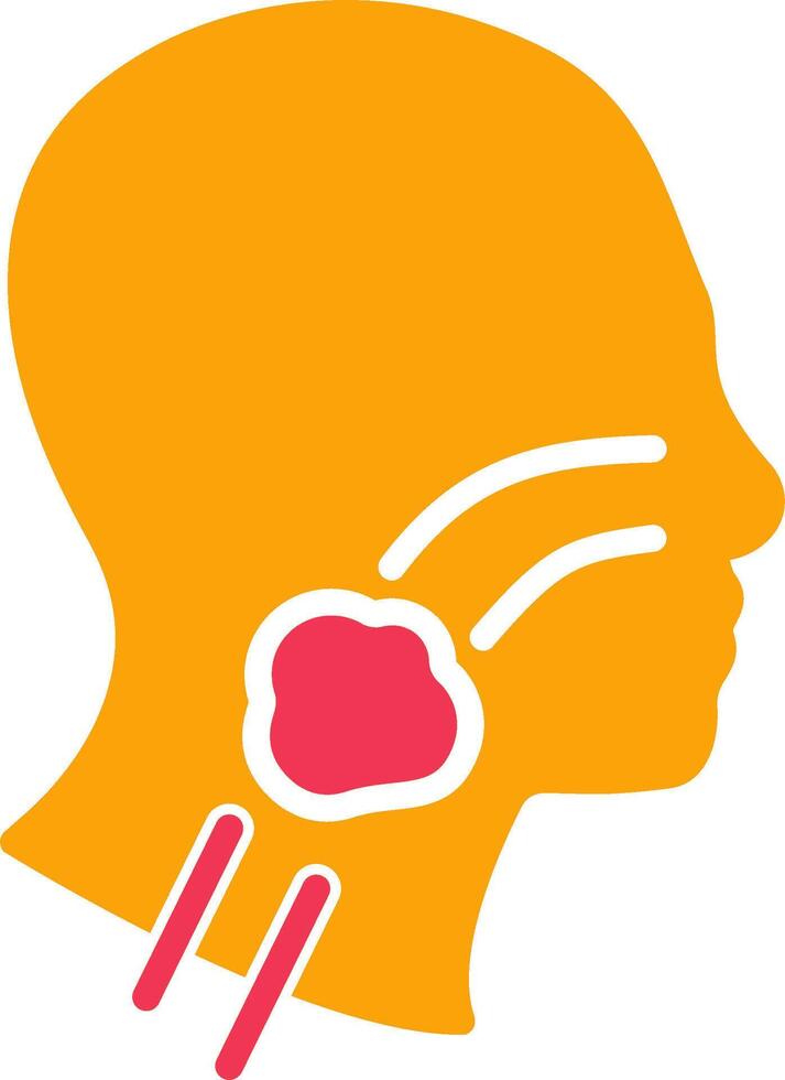 Throat Cancer Vector Icon