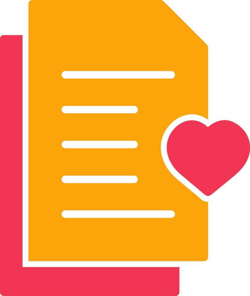Favorite List Vector Icon