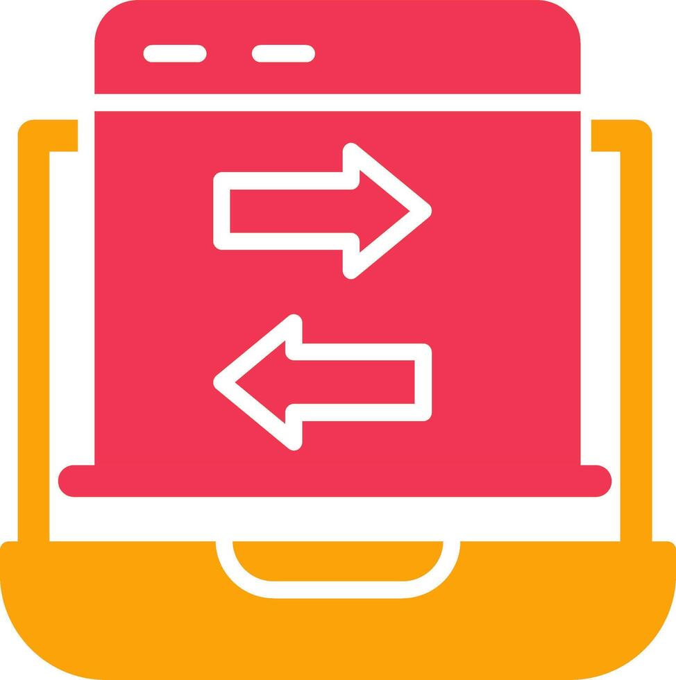 Data Transfer Vector Icon