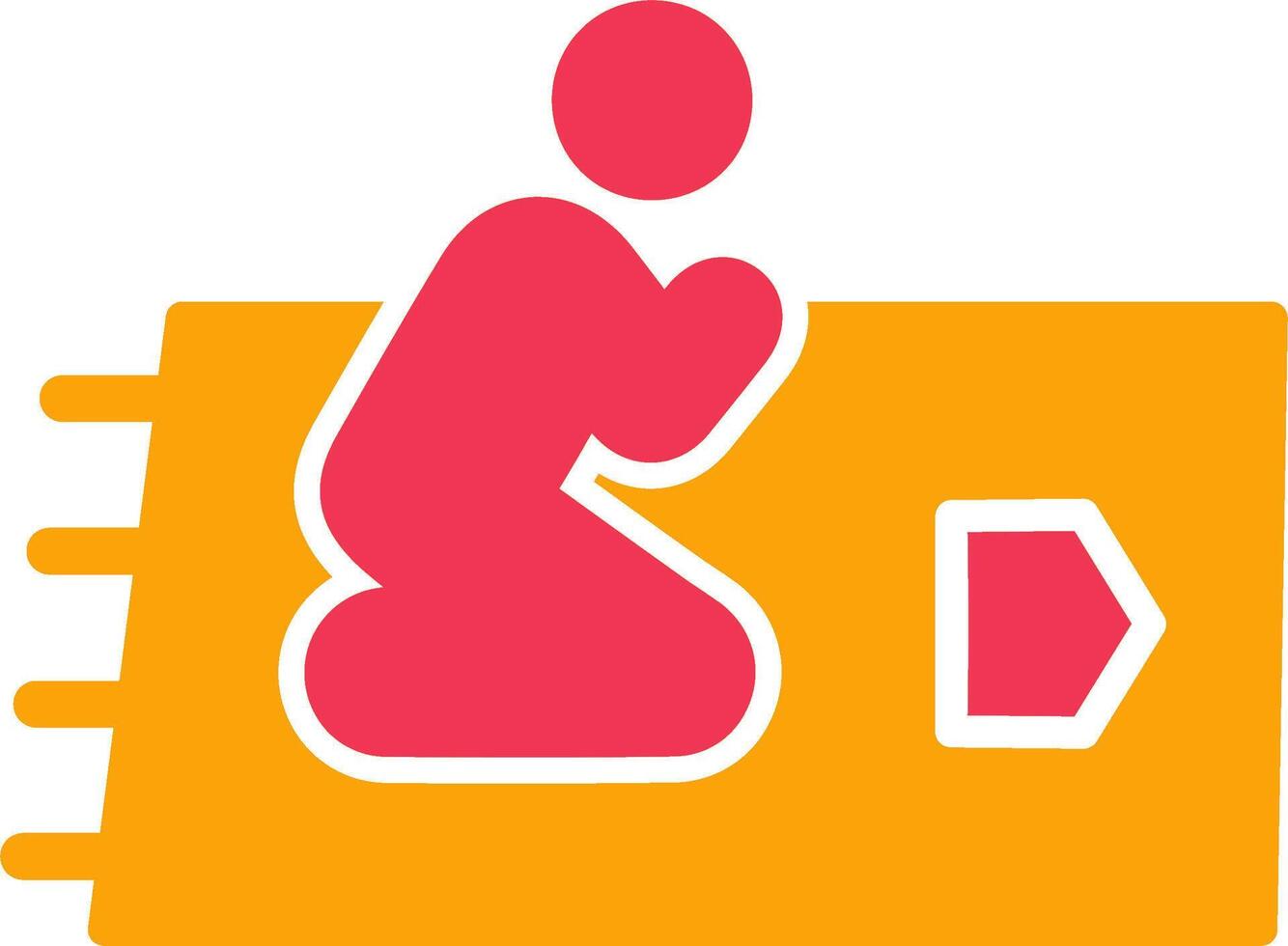 Praying Vector Icon