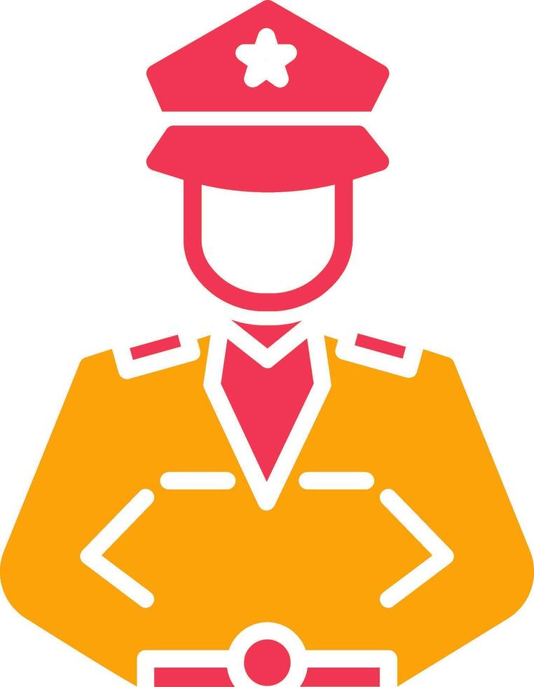 Police Man Vector Icon