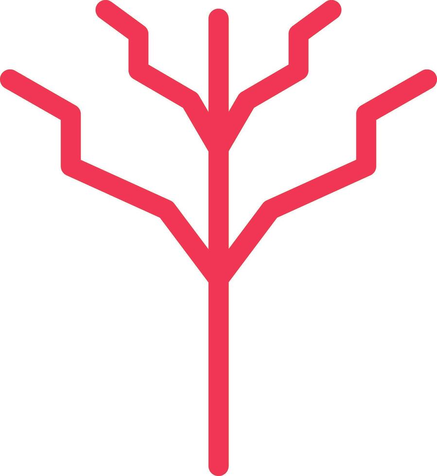 Tree with no leaves Vector Icon